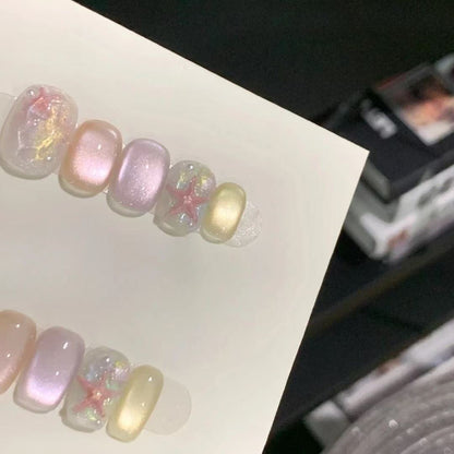 Handmande cats eye Nail