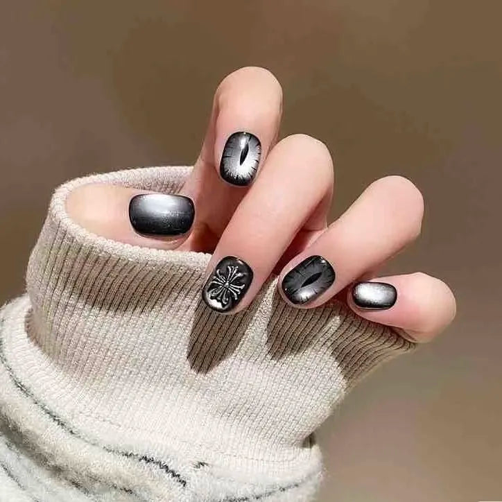 Evil eye press on Nail