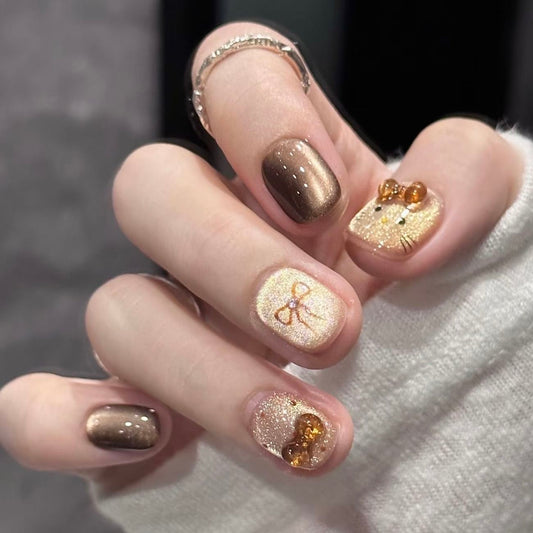 Hellokitty press on Nail