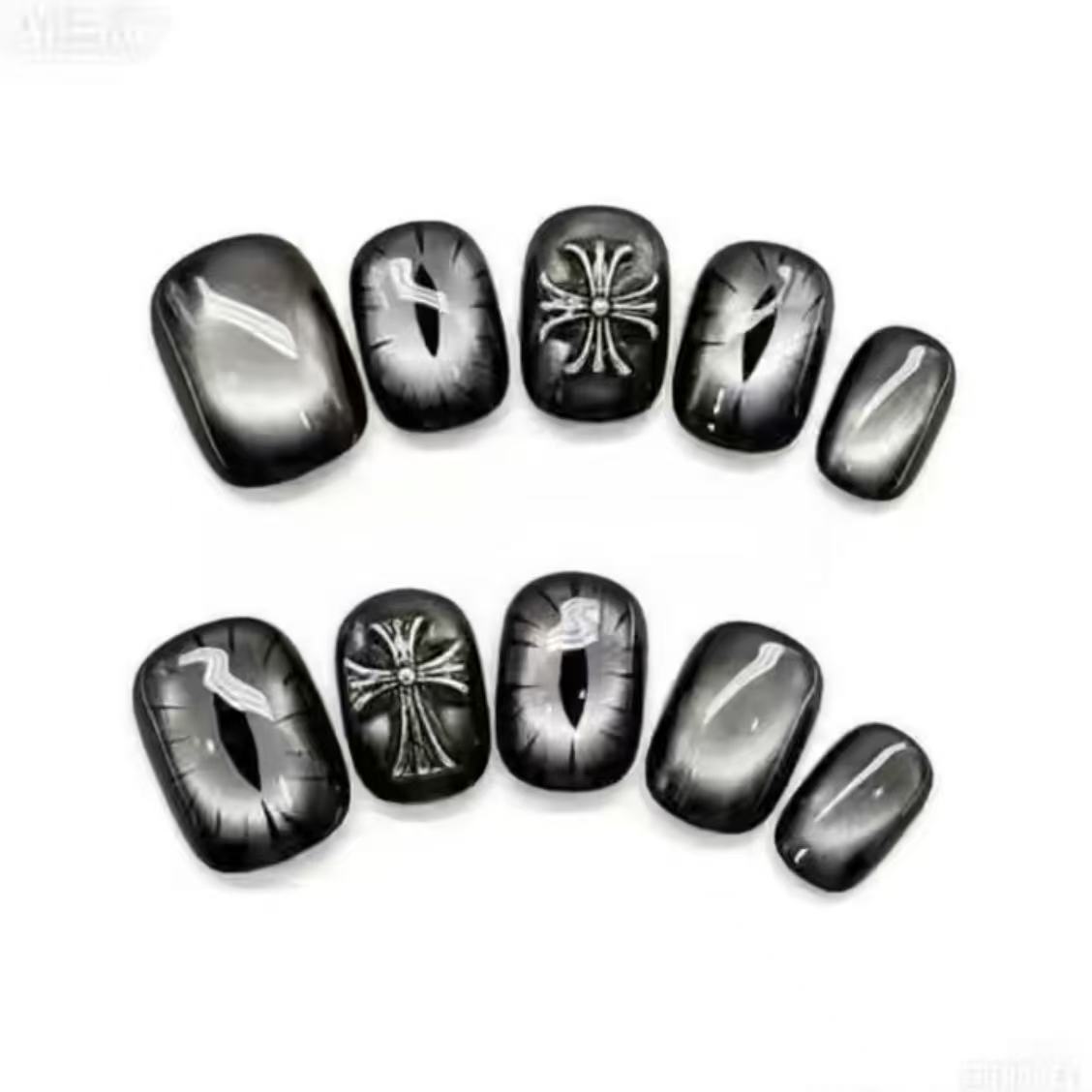 Evil eye press on Nail