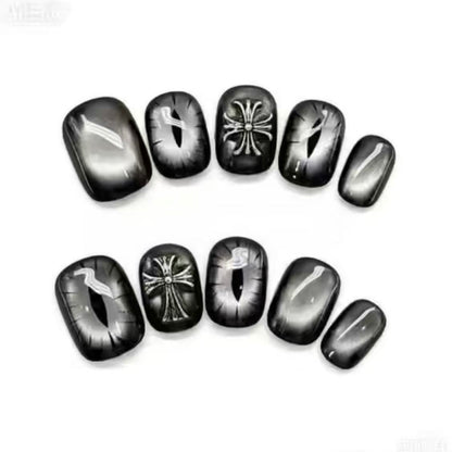Evil eye press on Nail